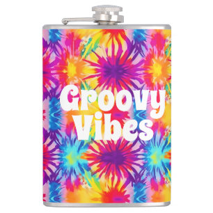 Flasques Vibes super Tie Dye personnalisable
