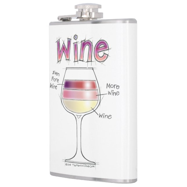 FLASQUES VIN, PLUS DE VIN, ENCORE PLUS DE VIN (Gauche)