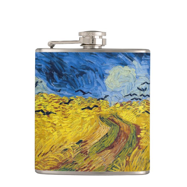 Flasques Vincent van Gogh - Champ de blé aux corbeaux (Devant)