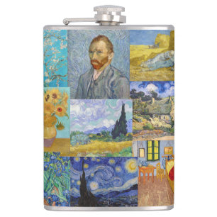 Flasques Vincent Van Gogh - Masterpieces Patchwork
