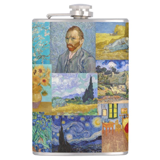 Flasques Vincent Van Gogh - Masterpieces Patchwork (Devant)