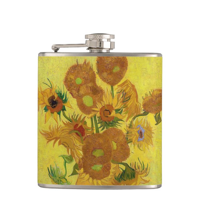 Flasques Vincent van Gogh - Vase avec quinze tournesols (Devant)