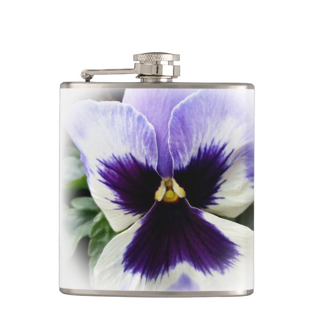 Flasques violet profond sur blanc (Devant)