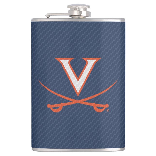 Flasques Virginia Cavaliers fibre de carbone (Devant)