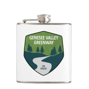 Flasques Voie verte de Genesee Valley New York