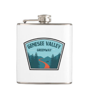 Flasques Voie verte de Genesee Valley New York