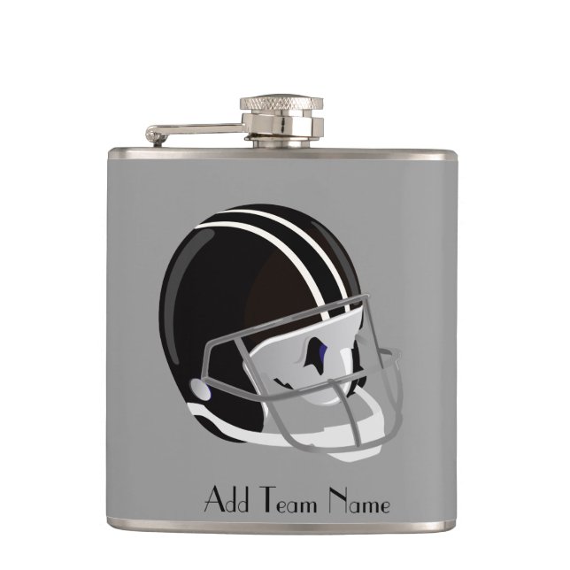Flasques Votre nom d'équipe Football Flask (Devant)