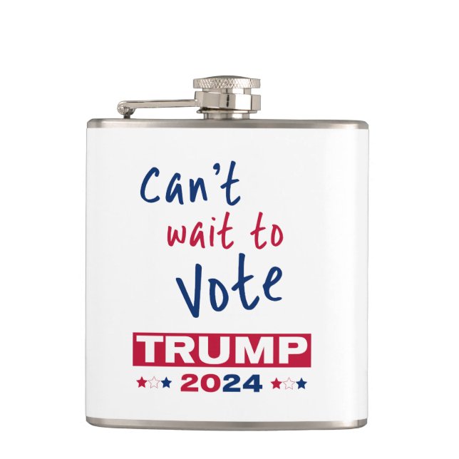 Flasques Vous êtes impatient de voter TRUMP 2024 (Devant)