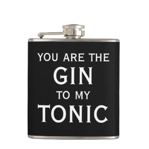 Flasques Vous êtes le gin pour mon cadeau d'alcool de flasq