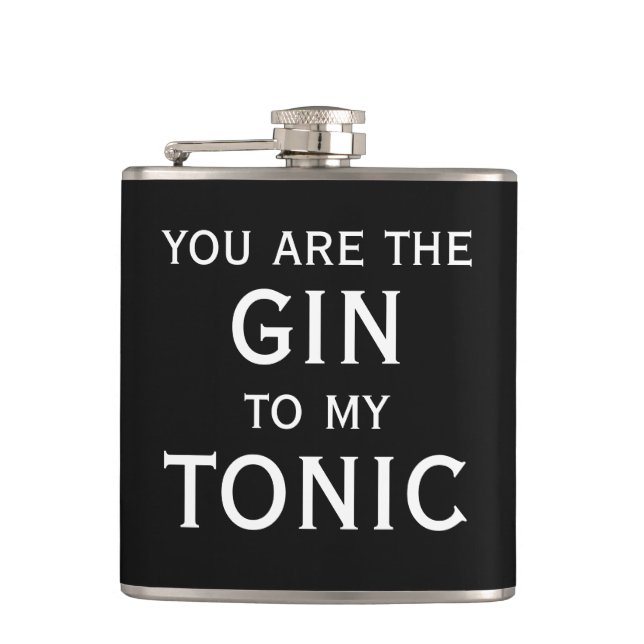 Flasques Vous êtes le gin pour mon cadeau d'alcool de flasq (Devant)