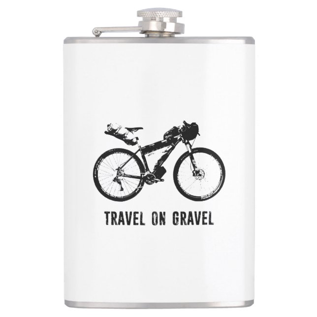 Flasques Voyage Sur Le Vélo Gravel (Devant)