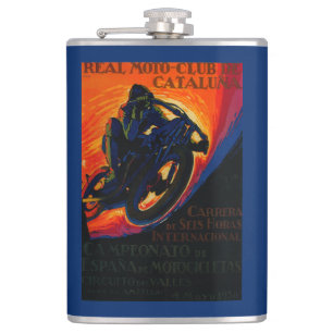 Flasques Vrai cru PosterEurope de club de Moto