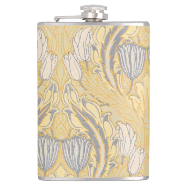 Flasques Walter Crane Blue White Tulips & Acanthus (Devant)