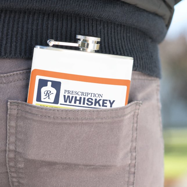 Flasques Whiskey drôle de prescription (In Situ)