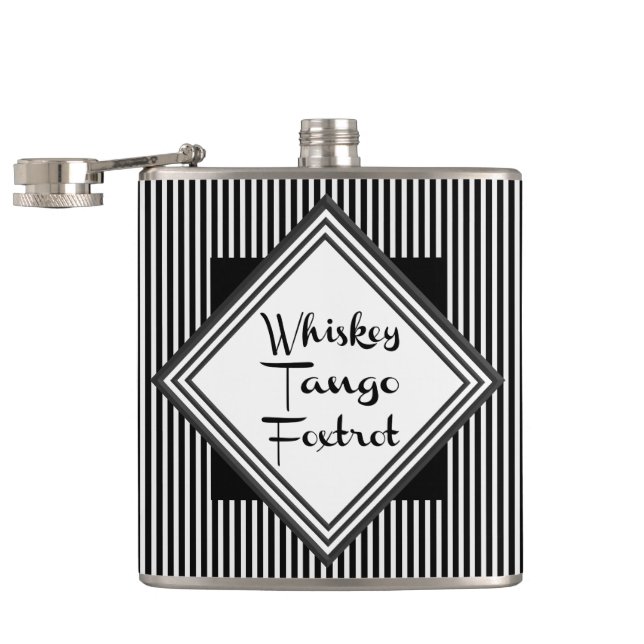 Flasques Whiskey Tango Foxtrot Funny (Ouvert)