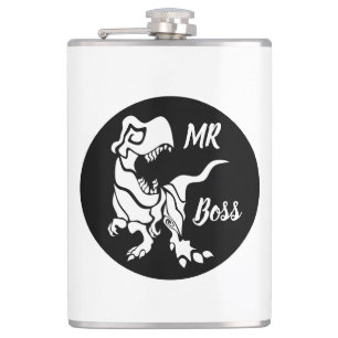Flasques White Trex the Boss Dino