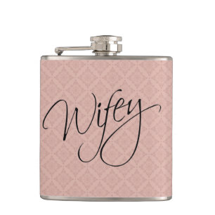 Flasques Wifey Calligraphie