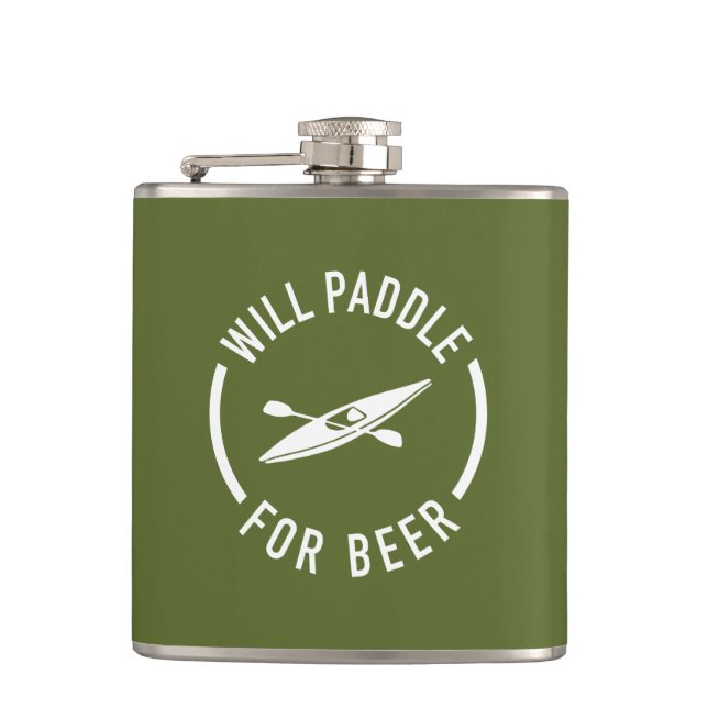 Flasques Will Paddle for Beer (Devant)