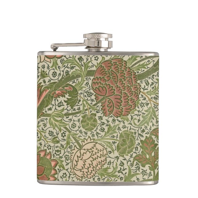 Flasques William Morris Cray Fleur de Sauge Floral Botaniqu (Devant)