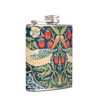 Flasques William Morris Strawberry Thief Motif floral