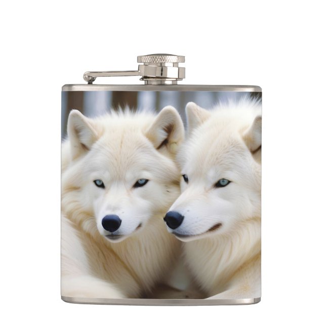 Flasques Wolf Animal Nature Faune Affection Soin (Devant)
