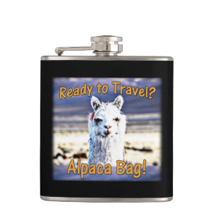 Flasques World Travel Lover - Drôle sac Alpaca