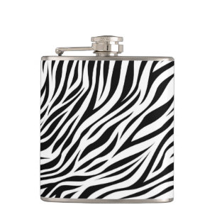 Flasques Zebra Animal Skin Imprimer Motif-15391