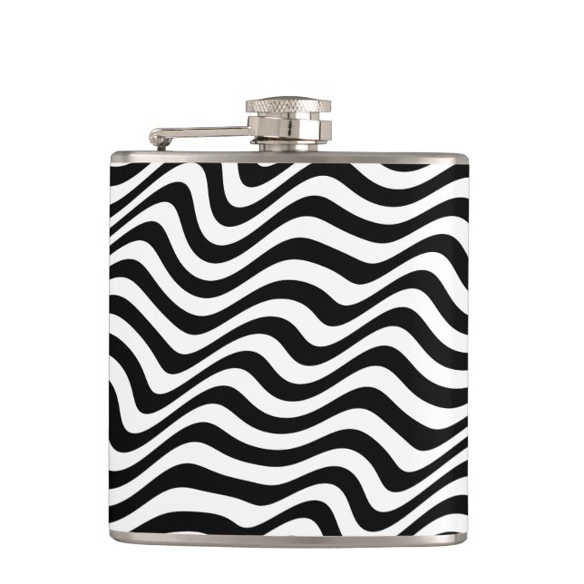 Flasques Zebra Vinyl Enveloppé (Devant)