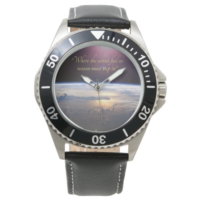 Flat Earth Classic Homme Montre (devant)