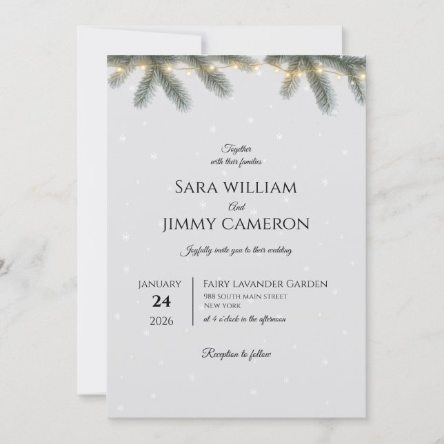Flat Save The Date Card (Devant)