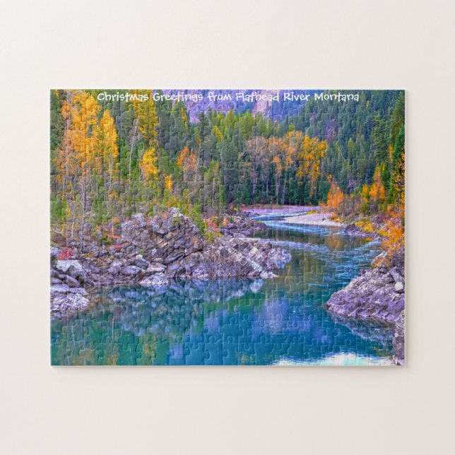 Flathead River Montana. Jigsaw Puzzle (Horizontal)