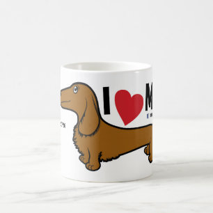 FLDR "j'aime ma" tasse rouge de caractère de main