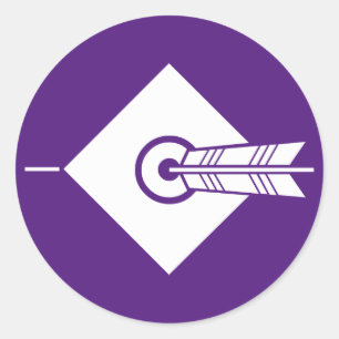 Flèche atteint la cible Autocollants et étiquettes