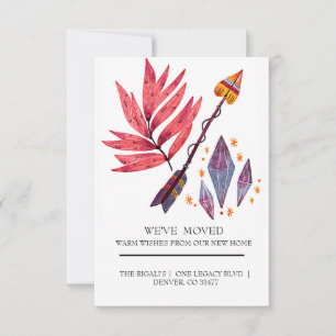 Flèche d'aquarelle et diamants