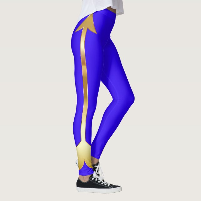Flèche d'or Leggings bleus (Droite)