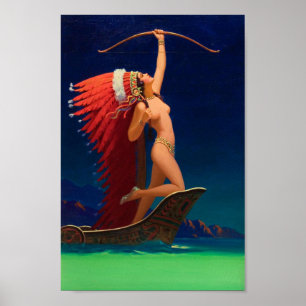 Flèche flamboyante - Poster Edward Mason Eggleston