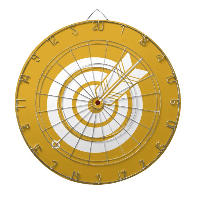 Flèche sur une cible ronde (Devant)