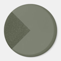 Flèche Verte Moderne Aimant Vert de Mousse