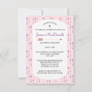 Fleches roses - Invitation de Remise de Cadeaux de