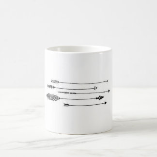 Flèches sur la tasse
