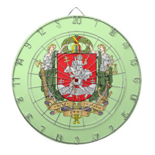 Fléchettes Armoiries de Vilnius, Lituanie Cible de flechettes