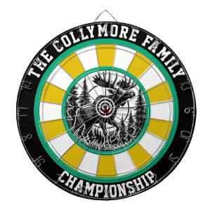 Fléchettes Art de la forêt cible Bold Moose