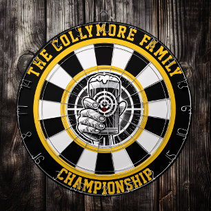 Fléchettes Artwork de cible de bière dynamique