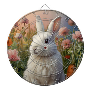 Fléchettes Blossom Bunny & Cible de flechettes de patchs de c