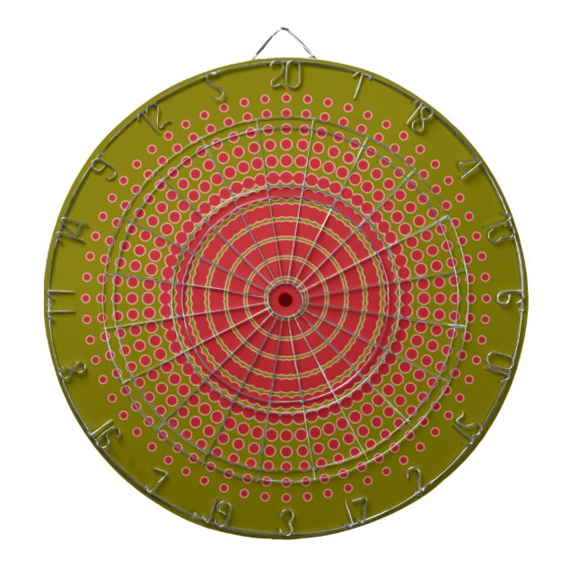 Fléchettes Cible de flechettes "Bullseye rouge" (Devant)