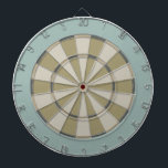 Fléchettes Cible de flechettes colorée en neutre émaillé<br><div class="desc">Cible de flechettes en couleurs cool au lieu du rouge et du noir habituel (ou une photo où vous ne pouvez pas voir les cibles). C'est parfait pour la salle de jeux ou une chambre d'ados. Les couleurs vont de la folle à la sobre, vous êtes sûr de trouver le...</div>