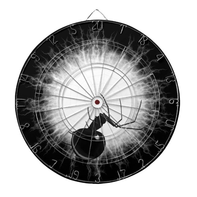 Fléchettes Cible de flechettes d'araignée noire (Devant)