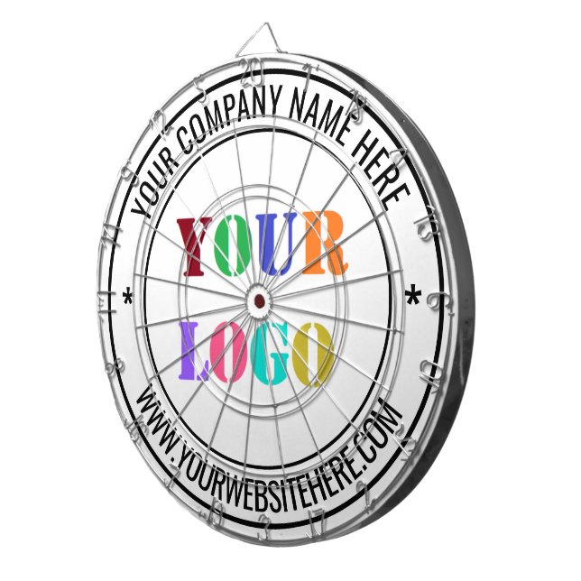 Fléchettes Cible de flechettes promotionnelle du logo personn (Devant droit)