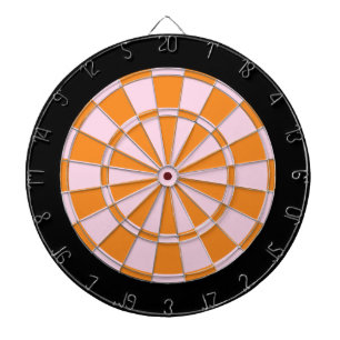 Fléchettes Cible de flechettes : Rose-clair, orange, et noir