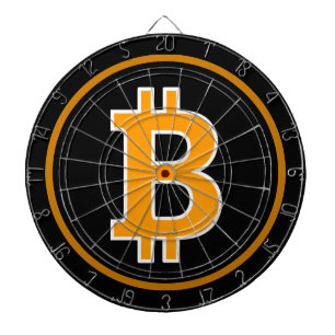 Fléchettes Cible de pièce de monnaie de Cryptocurrency de